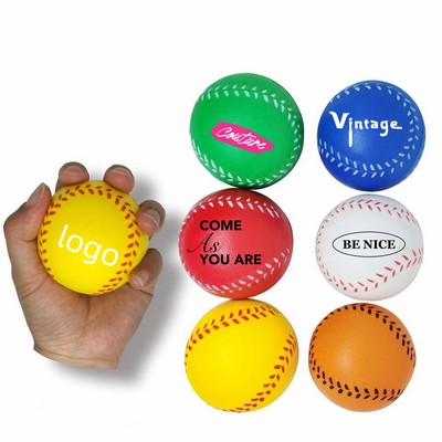 Baseball Shaped Foam Ball Stress Reliever