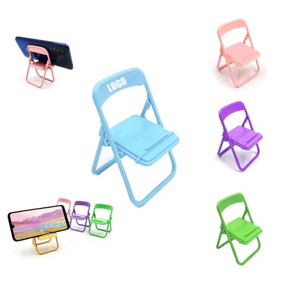 Foldable Chair Shape Phone Holder
