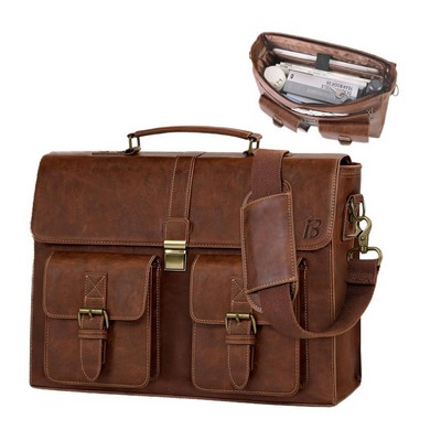 PU Leather Laptop Bag Briefcase