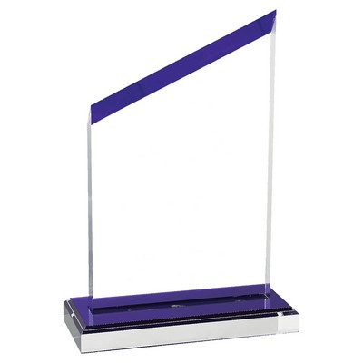 Radiance Purple Mirror Acrylic Award, 6.5"H