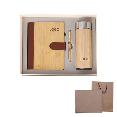 Luxury Eco-Friendly Natural Bamboo Corporate Gift Set