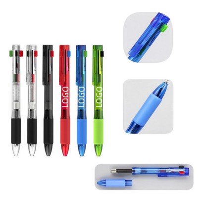 4 Color Plastic Ballpoint Pen