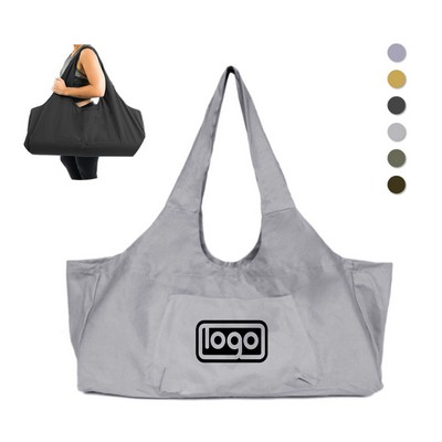 Large Capacity Canvas Yoga Bag