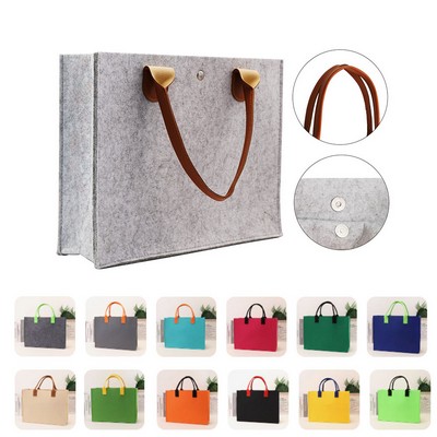 Sustainable 3mm Felt Large Tote Bags