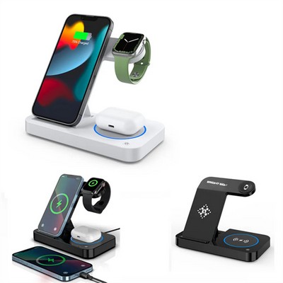 Foldable 4-in-1 Wireless Charging Hub