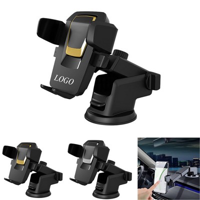 Universal Car Phone Mount with Suction Cup and Telescopic Arm