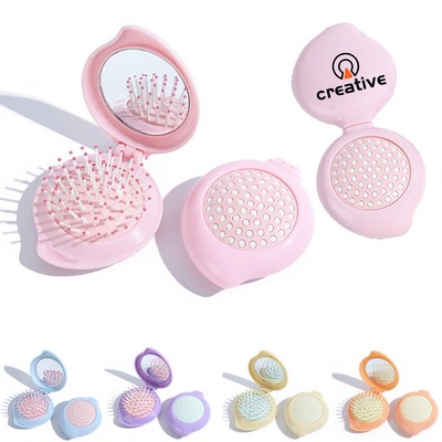 Foldable Comb with Mirror