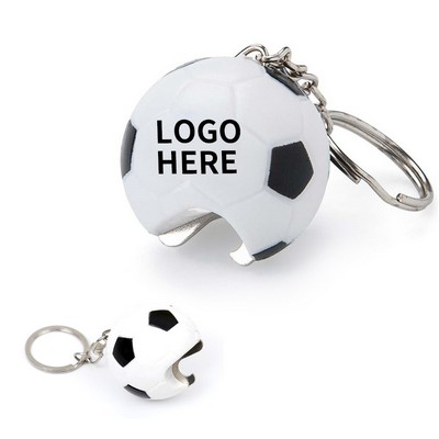 Football-Themed Bottle Opener Keyring