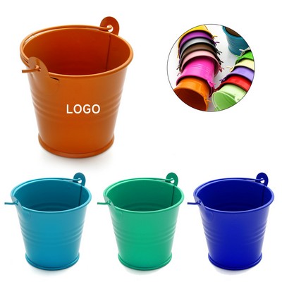Mini Candy-colored Metal Bucket