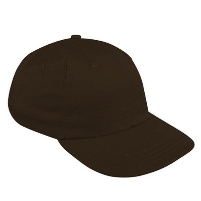 Solid Eyelets Canvas Slide Buckle Dad Cap