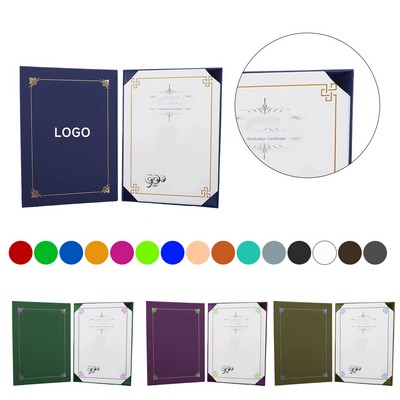 Leather Certificate Holder
