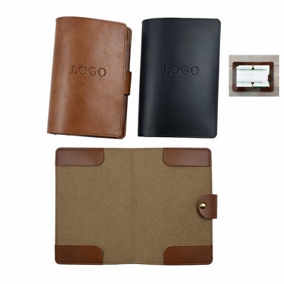 Leather Golf Scorecard Book