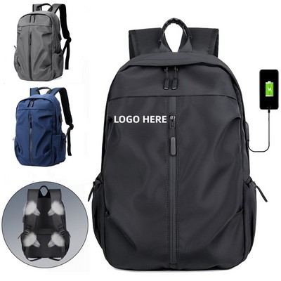 Casual Laptop Backpack with USB Charger
