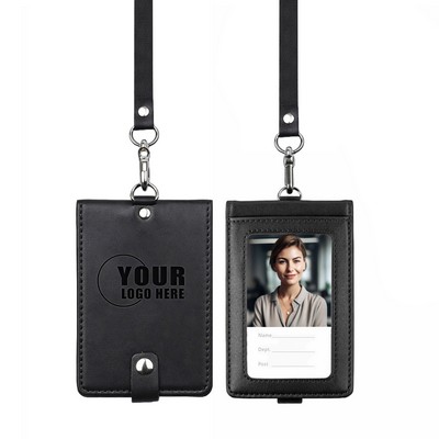 Premium Genuine Leather Multi-Slot ID Card Holder
