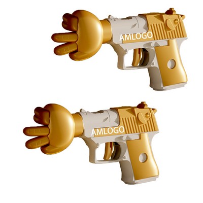 Rock Paper Scissors Radish Gun Fidget Toy
