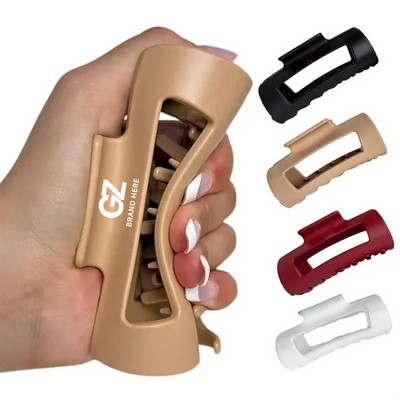 Premium Soft Non-Slip Durable Silicone Grip Claw Hair Clip