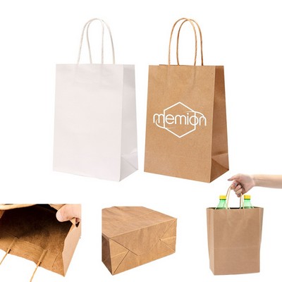 Durable Eco Friendly Small Thickened Paper Shopping Handbag
