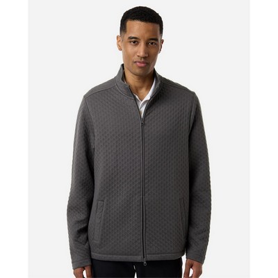 Devon & Jones Men's Berkley Textured Full-Zip Jacket - DG740