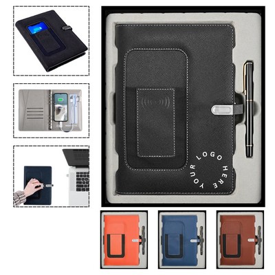 Multi Functional Wireless Charging Notebook