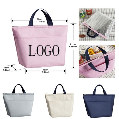 Thickened Oxford Cloth Portable Lunch Bag