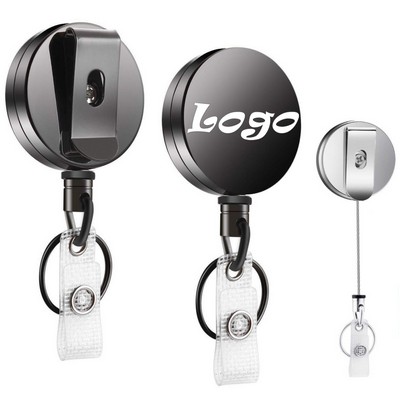 Retractable Badge Clip