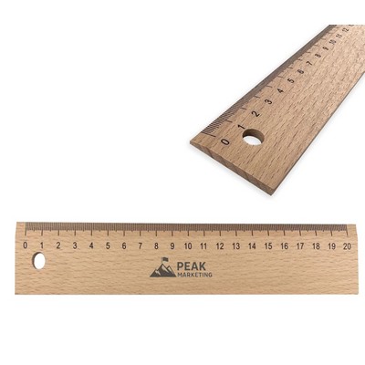 20cm Wood Ruler