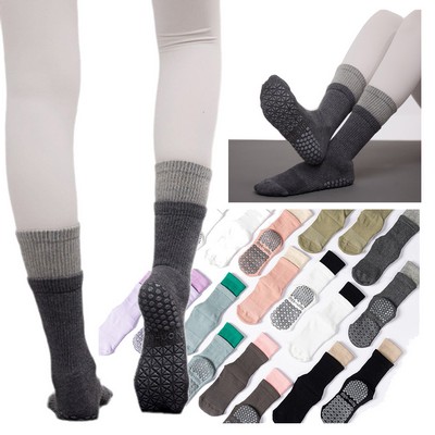 Non-Slip Medium Crew Yoga Socks