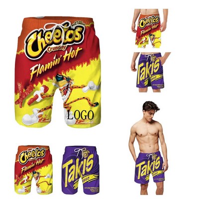 Men'S Hawaiian Beach Shorts