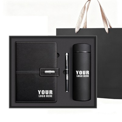 A5 Notebook Gift Set(Thermos And Metal Pen)