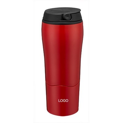 Anti-Gravity Suction Magic Mug Spill-Proof Vacuum Base Desk Cup Double-Wall Insulated