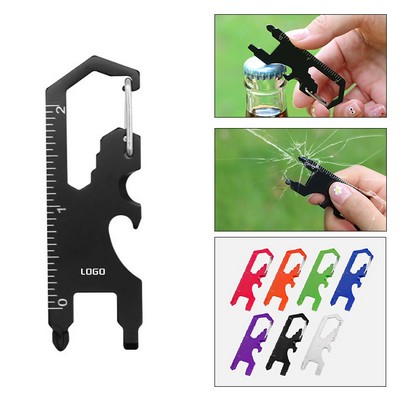 Portable Multi-function Bottle Opener with Carabiner