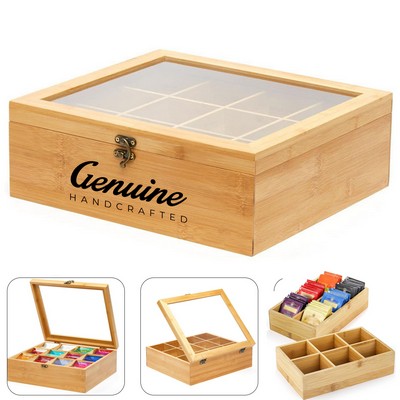 Bamboo Tea Storage Box