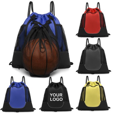 Drawstring Basketball Backpack