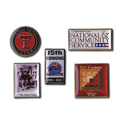 1¼" Photo Reproduction Lapel Pin