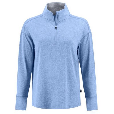 Cutter and Buck Ladies Forge Recycled Quarter Zip