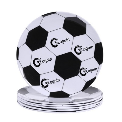 10" World Cup Soccer Plate Football Theme Melamine Dinner Plate