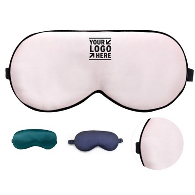 Reversible Satin Silk Eye Mask