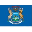 3'x5' 'Michigan State Nylon Outdoor Flag - Style C