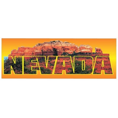 Red Rock Canyon Panoramic Photo Hand Mirror (1 5/8"x4 5/8")