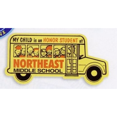 Yellow Vinyl Custom Decal w/Adhesive Back (6-10 Square Inch)