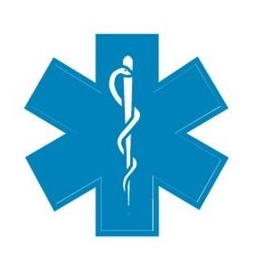 Caduceus Cross Executive Magnet w/ Full Magnetic Back (8 Square Inch)
