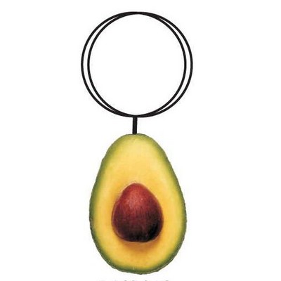 Avocado Executive Key Chain w/Mirrored Back (3 Square Inch)