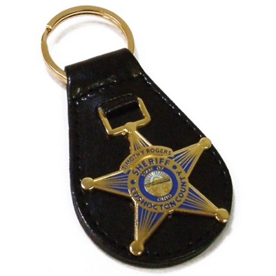 Custom Die Struck Steel on 2 1/2" Key Fob