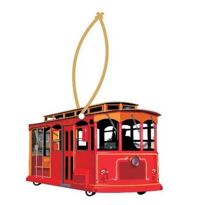 Cable Car Executive Ornament w/ Mirrored Back (8 Square Inch)