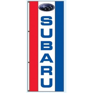 Single Faced Interceptor® Drape Flags (Center Panel - Subaru®) (3' x 8')