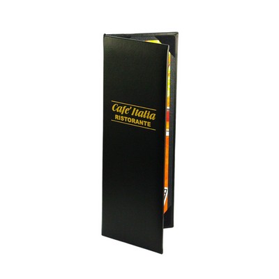 Kensington Double Panel 2 View Menu Cover (Holds TWO 4 1/4"x14" Inserts)