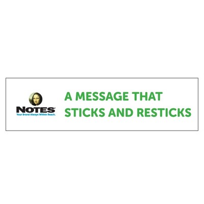Stik-Withit® Bumper Sticker (3 1/4"x15")