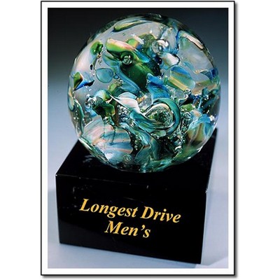Men's Longest Drive Award w/o Marble Base (3"x3")