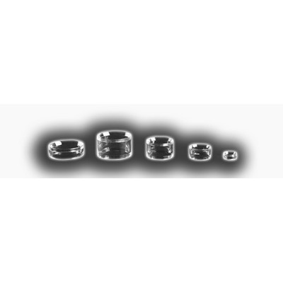 Clear Molded Display Rings (1/4"x5/8")