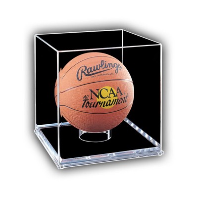 Basketball Case with 1/4" Clear Base (11 1/2"x11 1/2"x11 1/2")